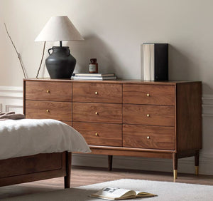 Walnut 9 Drawers - Oak Furniture Store & Sofas