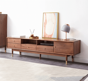 Walnut Large Entertainment Unit - Oak Furniture Store & Sofas