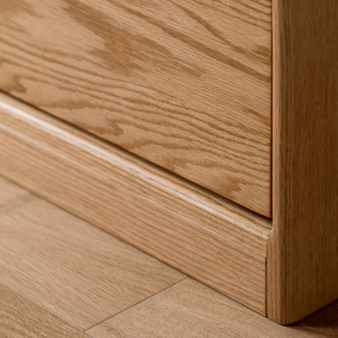 Warburg Natural Solid Oak Sideboard - Oak Furniture Store