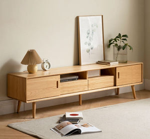 Yorko Natural Solid Oak TV unit - Oak Furniture Store & Sofas